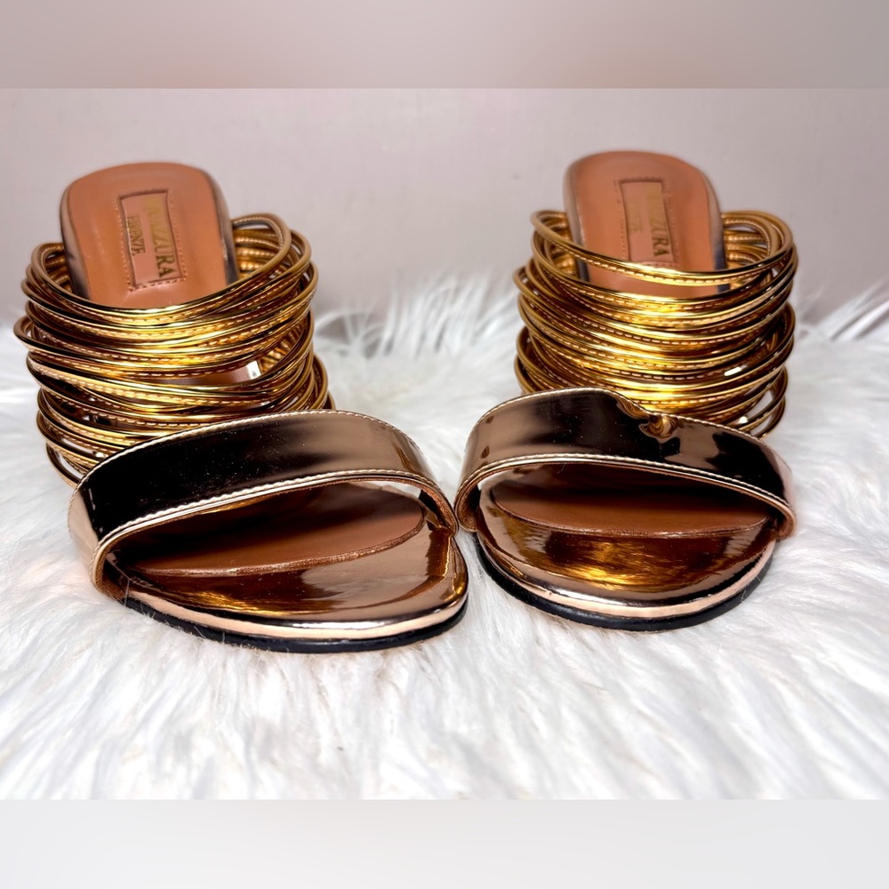 AQUAZZURA Mirrored Strappy Sandal - Picture 5 of 11